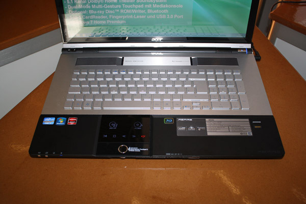 Acer Aspire 8950G Ethos tastiera