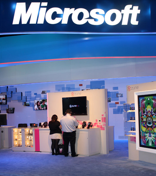 Padiglione Microsoft al CES 2010