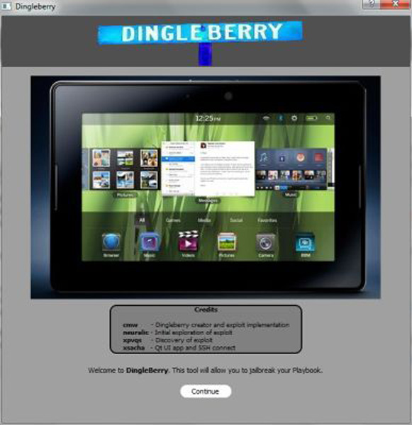 Interfaccia di Dingleberry