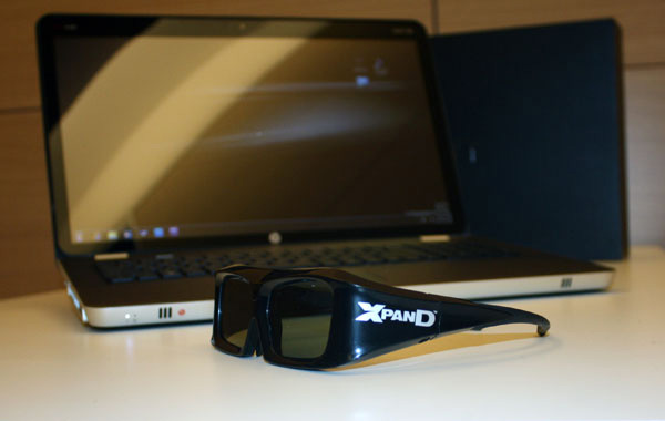 HP Envy 17 3D con occhiali