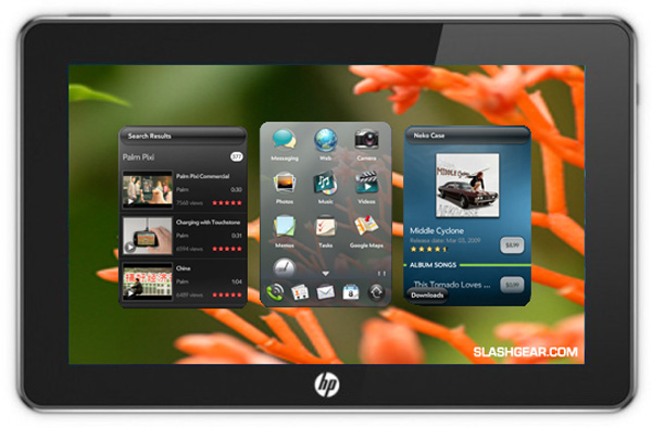 Tablet HP con WebOS
