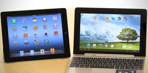 Apple iPad 3 vs Asus Transformer Prime