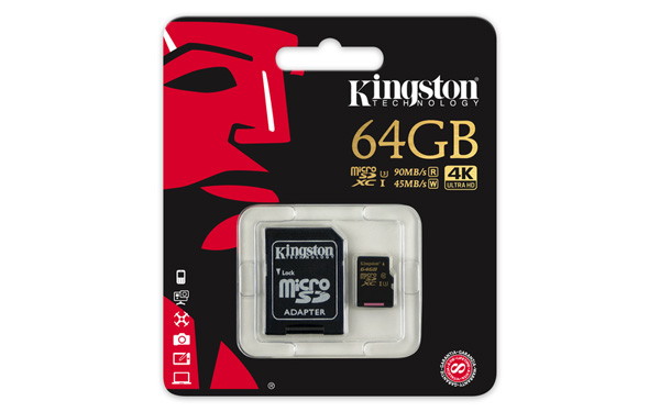 Kingston lancia la microSD Flash Card Gold U3 per droni e action cam