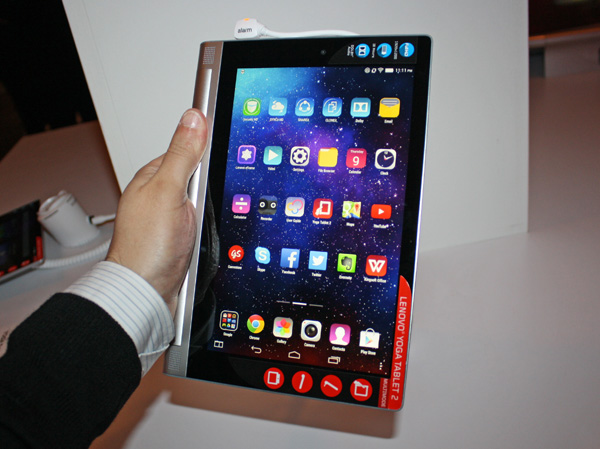 Lenovo Yoga Tablet 2 8 (Android) in modalità portrait