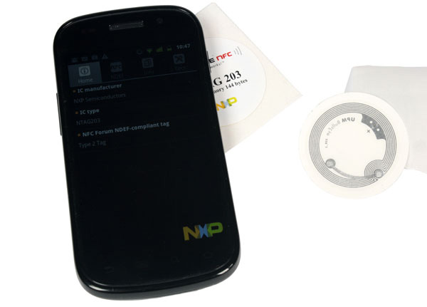 NFC Tag Android App NXP