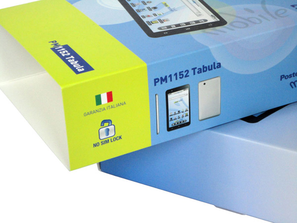 Dettaglio della scatola del tablet PM1152 Tabula