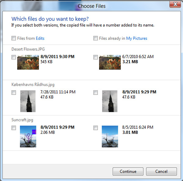 Windows 8 finestra di dialogo