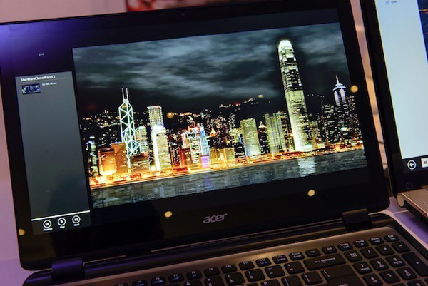 Notebook Acer con display Retina