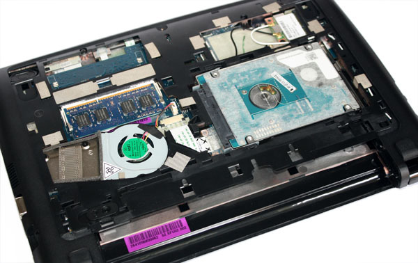 Acer Aspire One 722 componenti interni