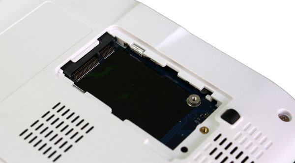 Dettaglio dello slot mini-PCIExpress full-size