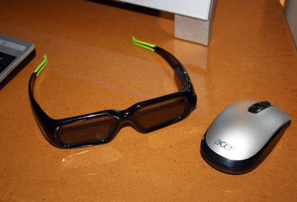 Acer Aspire Z5763 3D occhiali e mouse