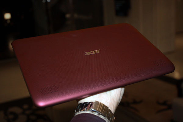 Acer Iconia Tab A200 design