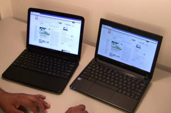Chromebook Acer e Samsung comparativa
