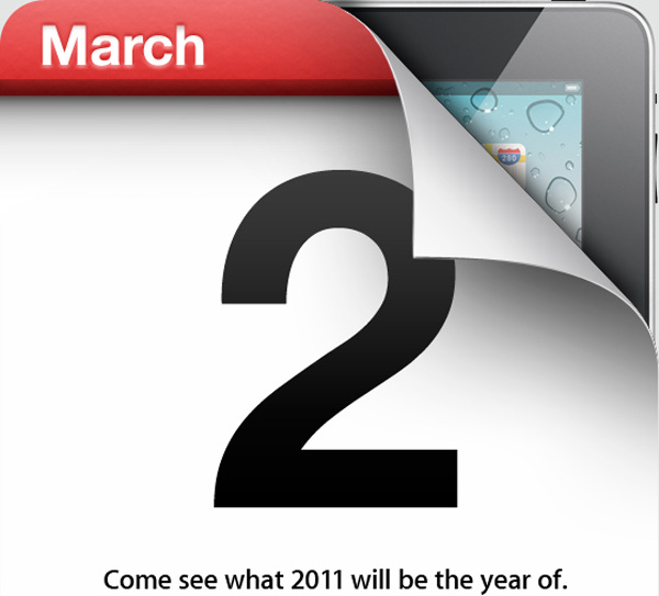Apple iPad 2 invito