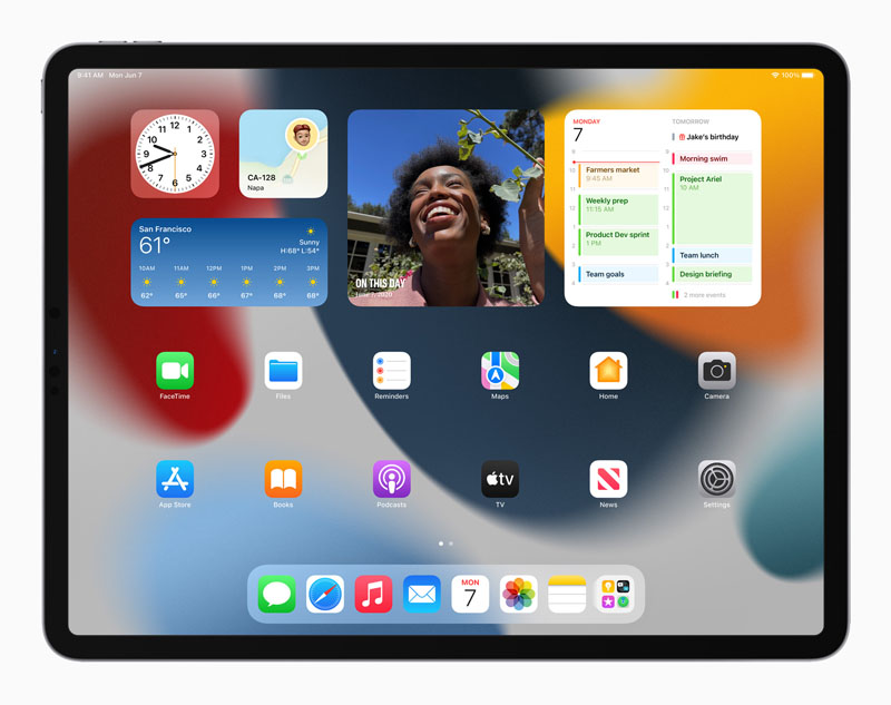 Apple iPadOS 15 Widget