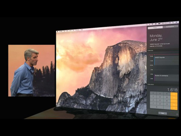 Apple OS X Yosemite Spotlight