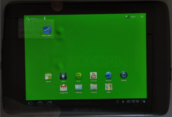 Archos 80 G9 problema al display