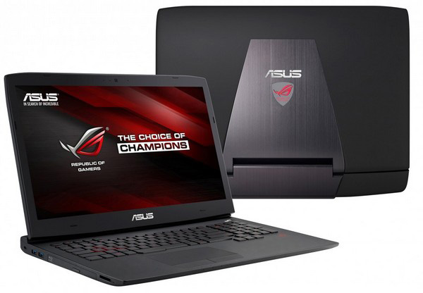ASUS G751 mantiene una continuità estetica con le precedenti serie di notebook da gioco Asus ROG