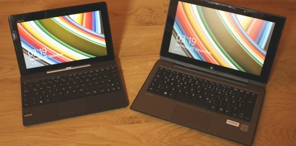 ASUS T100 vs Medion Akoya P2211