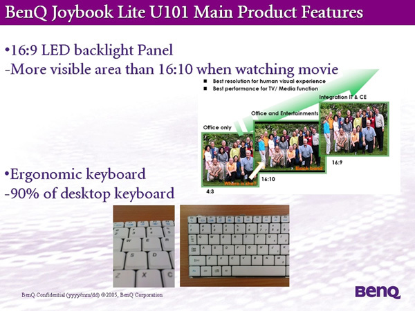 BenQ Joybook Lite U101