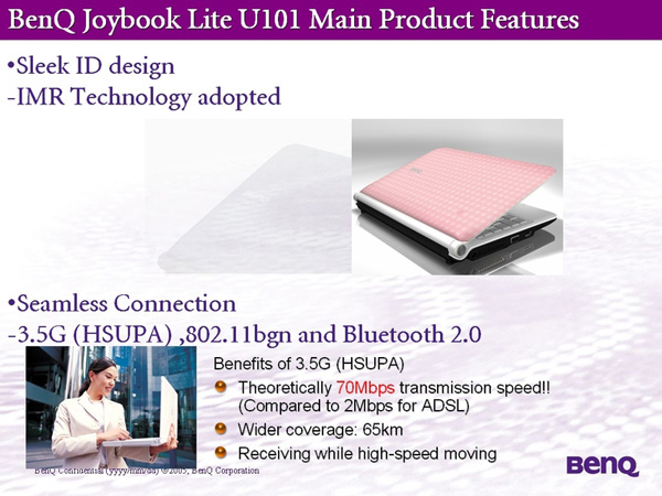 BenQ Joybook Lite U101