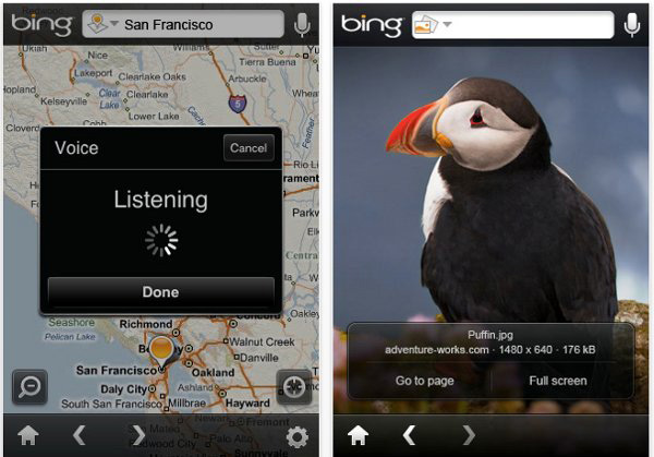 Bing su iPhone