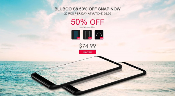 Bluboo S8 in prevendita su BangGood