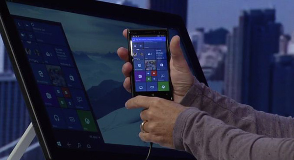 Windows 10: Continuum su smartphone
