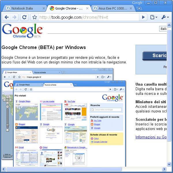 Browser Google Chrome screenshot