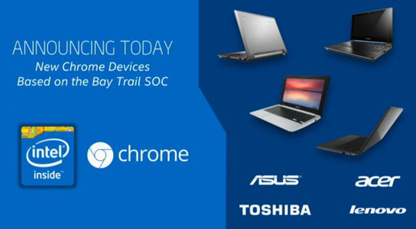 Chromebook con Intel Bay Trail