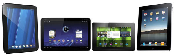 Confronto fra tablet: iPad, TouchPad, Playbook e Motorola Xoom