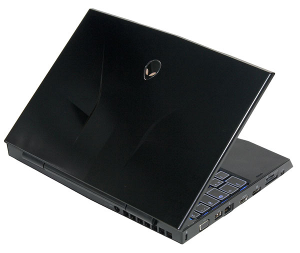 Tre quarti del notebook Dell Alienware M11X