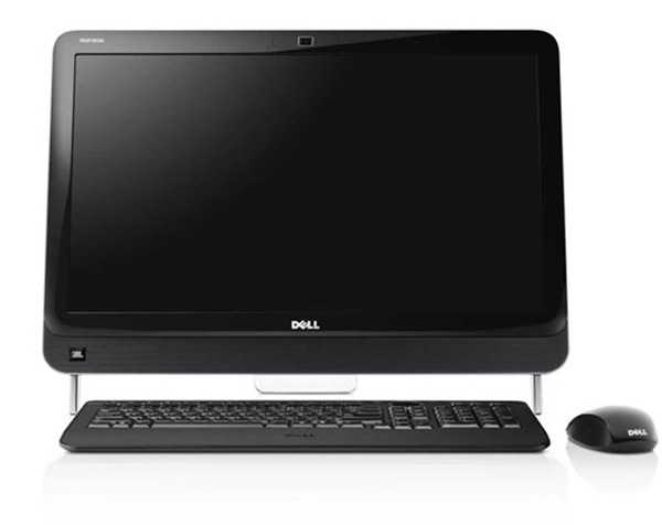 Dell Inspiron One 2320 frontale con tastiera