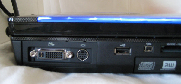 Dell XPS 1730 sinistra