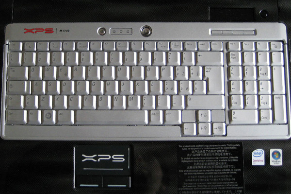 Dell XPS 1730 tastiera