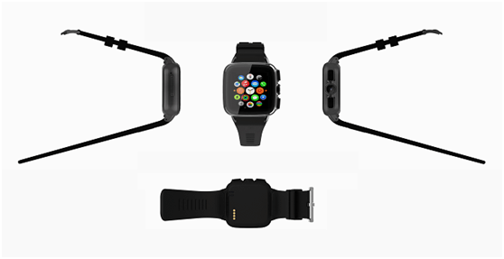 Interfacce sui vari lati dello smartwatch Doogee Keeper