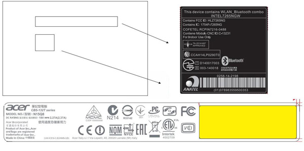 Acer C738T Chromebook (CB5-132T)