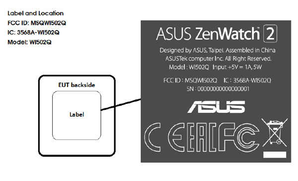 ASUS Zenwatch 2 WI502Q