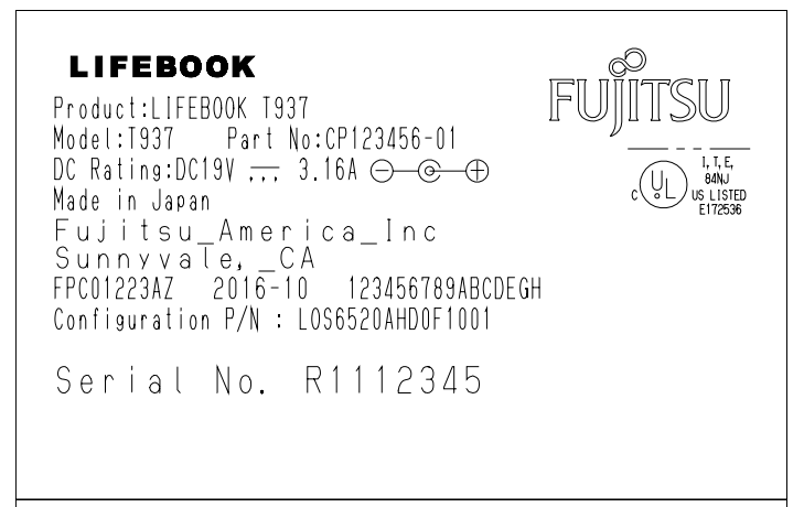 Fujitsu Lifebook T937