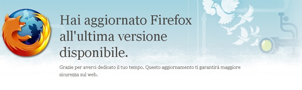 Firefox aggiornamento