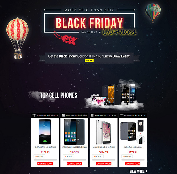 Black Friday di Gearbest