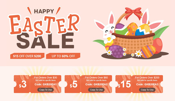 Happy Easter Sale 2020 su Geekbuying