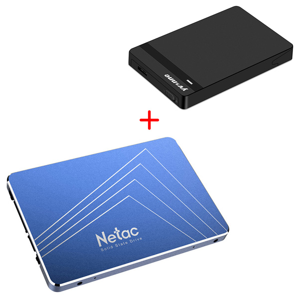 SSD Netac con case USB esterno