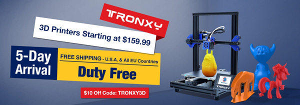 TRONXY XY-2, XY-2 Pro e X5SA in offerta