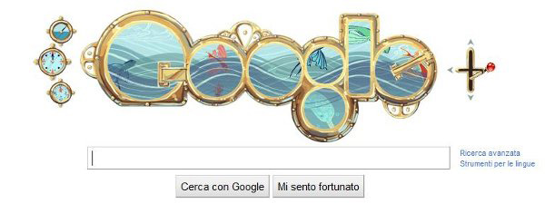 Doodle Google e Jules Verne