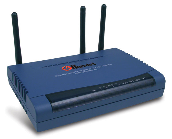 Hamlet Router ADSL2+ Wireless N