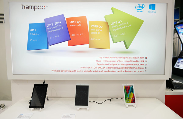 La roadmap dei tablet Hampoo per il 2015 comprende anche soluzioni per Intel Skylake