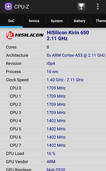 Processore Hisilicon Kirin 655 e 4+64GB per il nostro Honor 6X