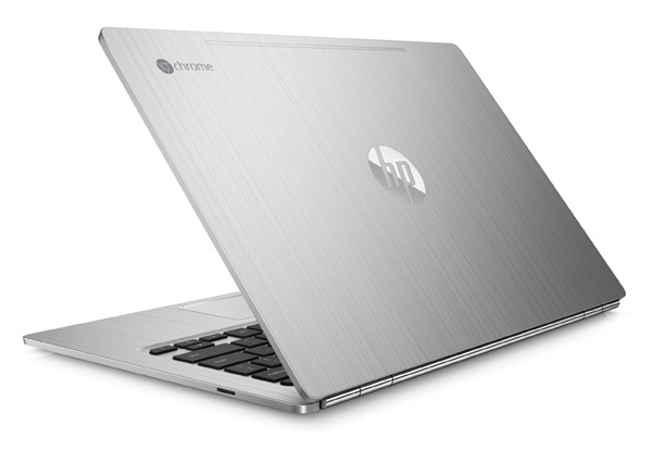HP Chromebook 13 G1 ha un telaio in alluminio anodizzato con finitura spazzolata