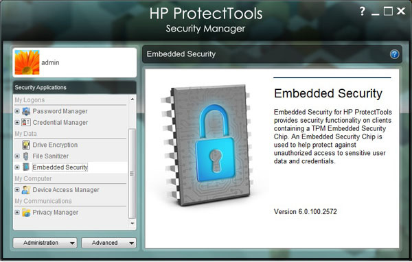HP Protect Tools